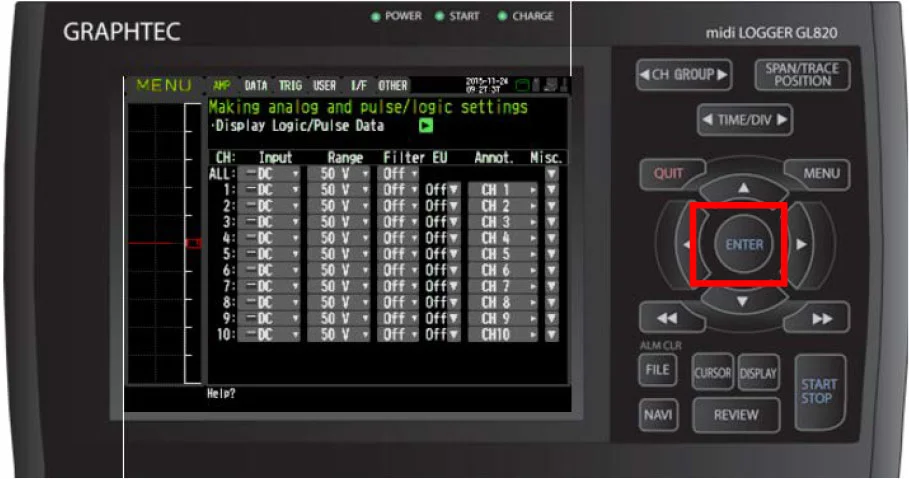 GRAPHTEC COMPACT DATALOGGER BEGINNER TUTORIAL TRAINING – TURNING
